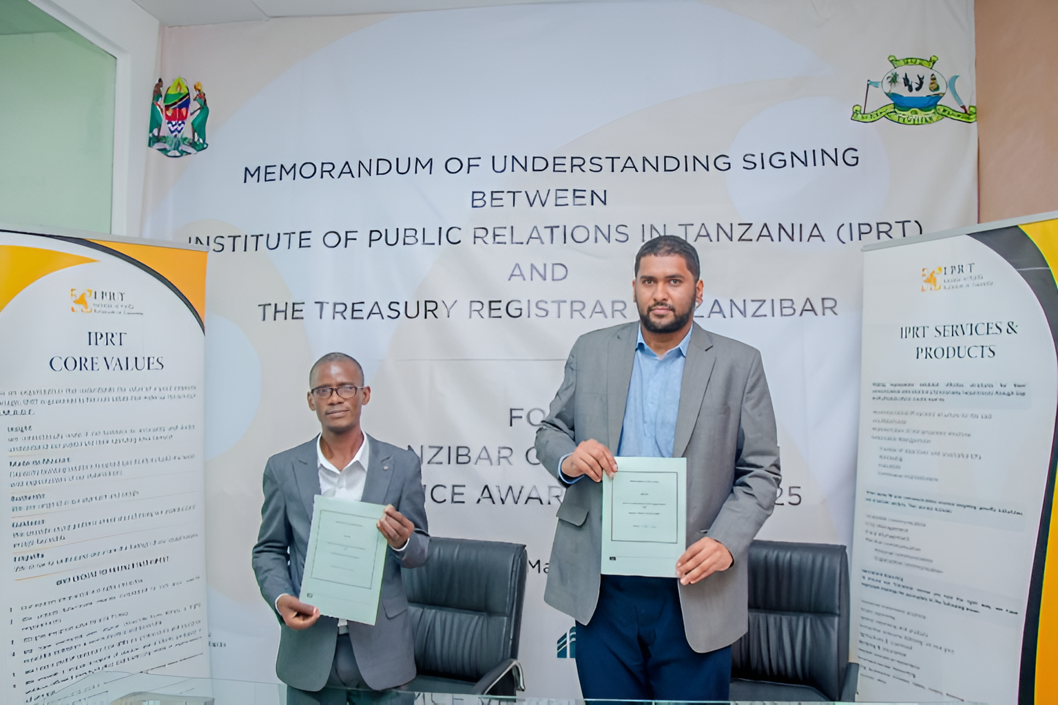 agreement with the Zanzibar Treasury Registrar